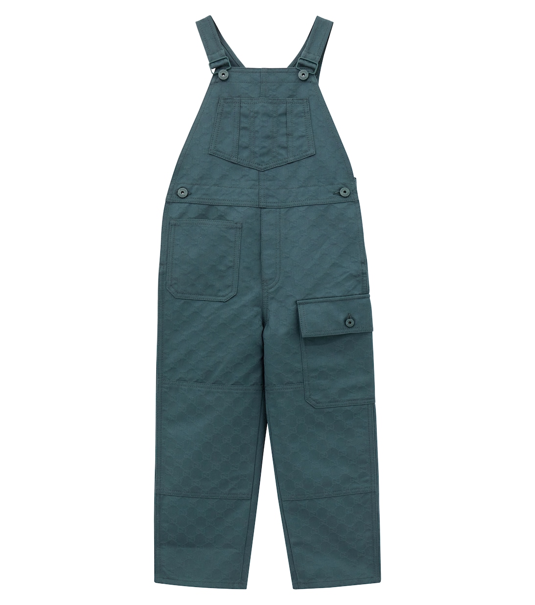 

Комбинезон из хлопкового габардина GG Gucci Kids, Deep Blitz