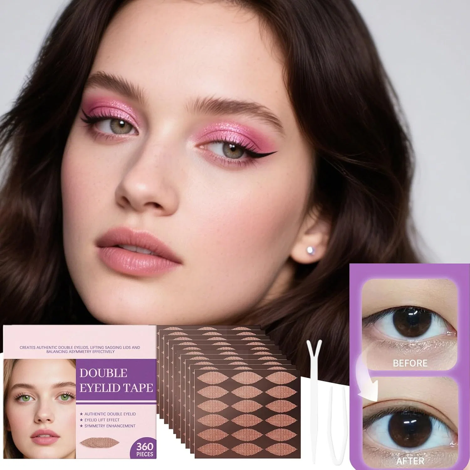 Лента для подтяжки век Eyelift Tape 360 шт, прозрачная — фото 2