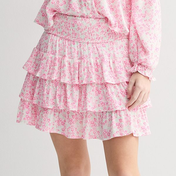 

Детская юбка в складку для девочек 7-16 лет Limited Too, Pink
