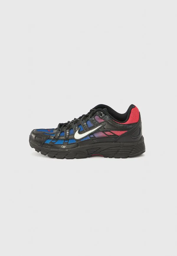 Кроссовки унисекс p 6000 fade Nike Sportswear, Black/Off White/Bright Crimson/Game Royal