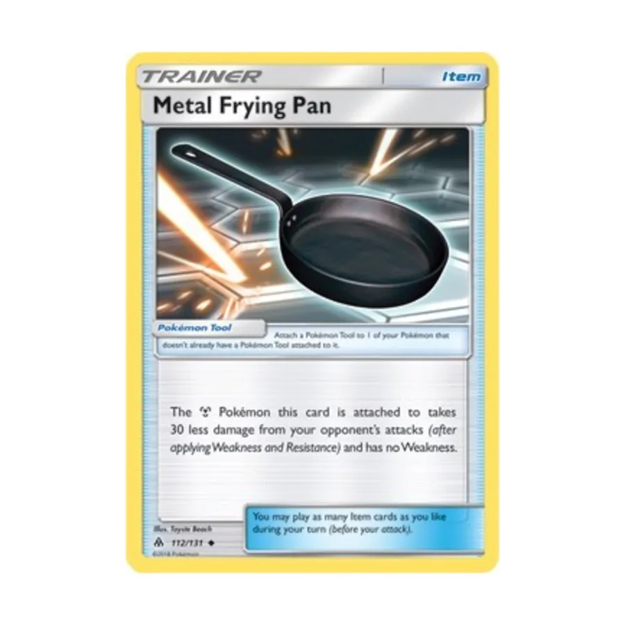 

CCG Металлическая сковорода (U) #112, Pokemon - Sun & Moon - Forbidden Light - Singles