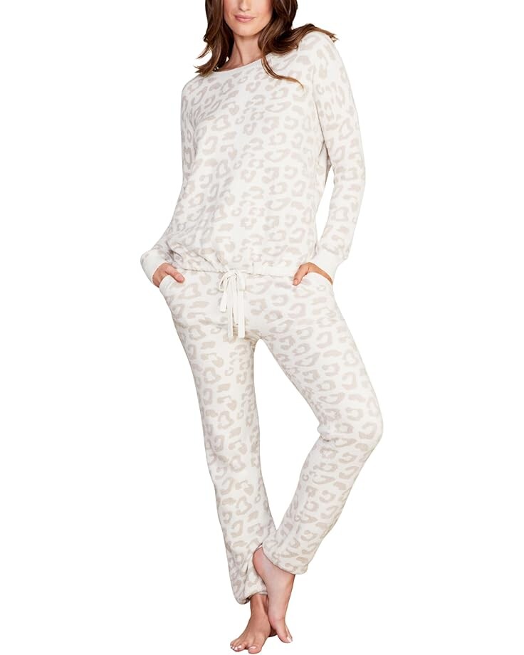

Пуловер Barefoot Dreams CozyChic Ultra Lite Slouchy Barefoot In The Wild Pullover, цвет Cream-Stone