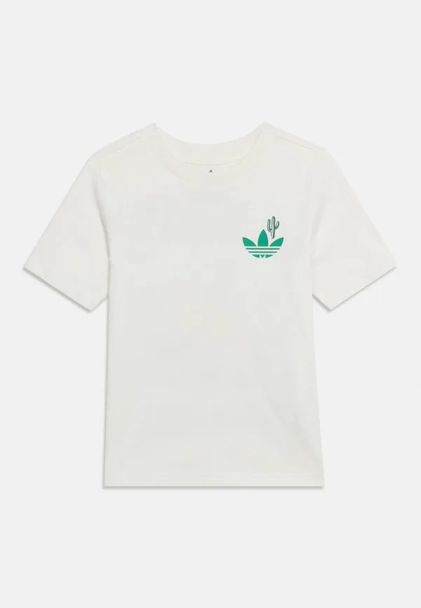 Футболка в западном стиле унисекс с принтом Adidas Originals, Core White — фото 3