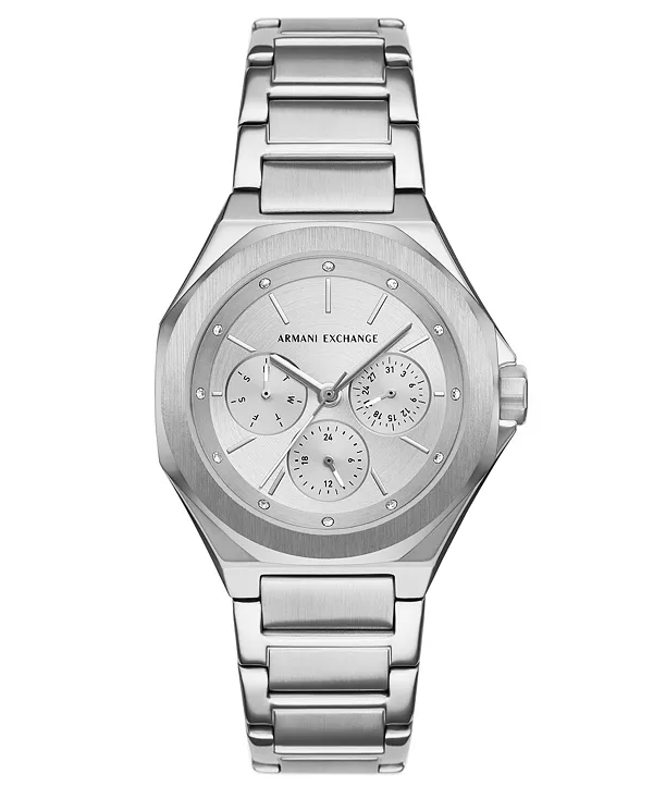 

Женские многофункциональные часы Armani exchange из нержавеющей стали, 36 мм A|X Armani Exchange, silver