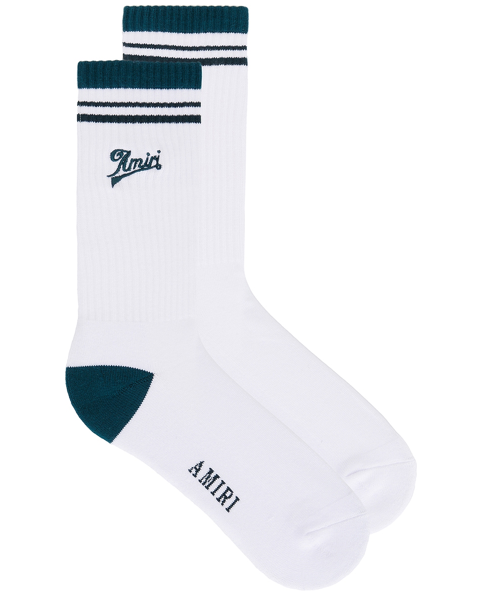

Носки Amiri, цвет Evergreen