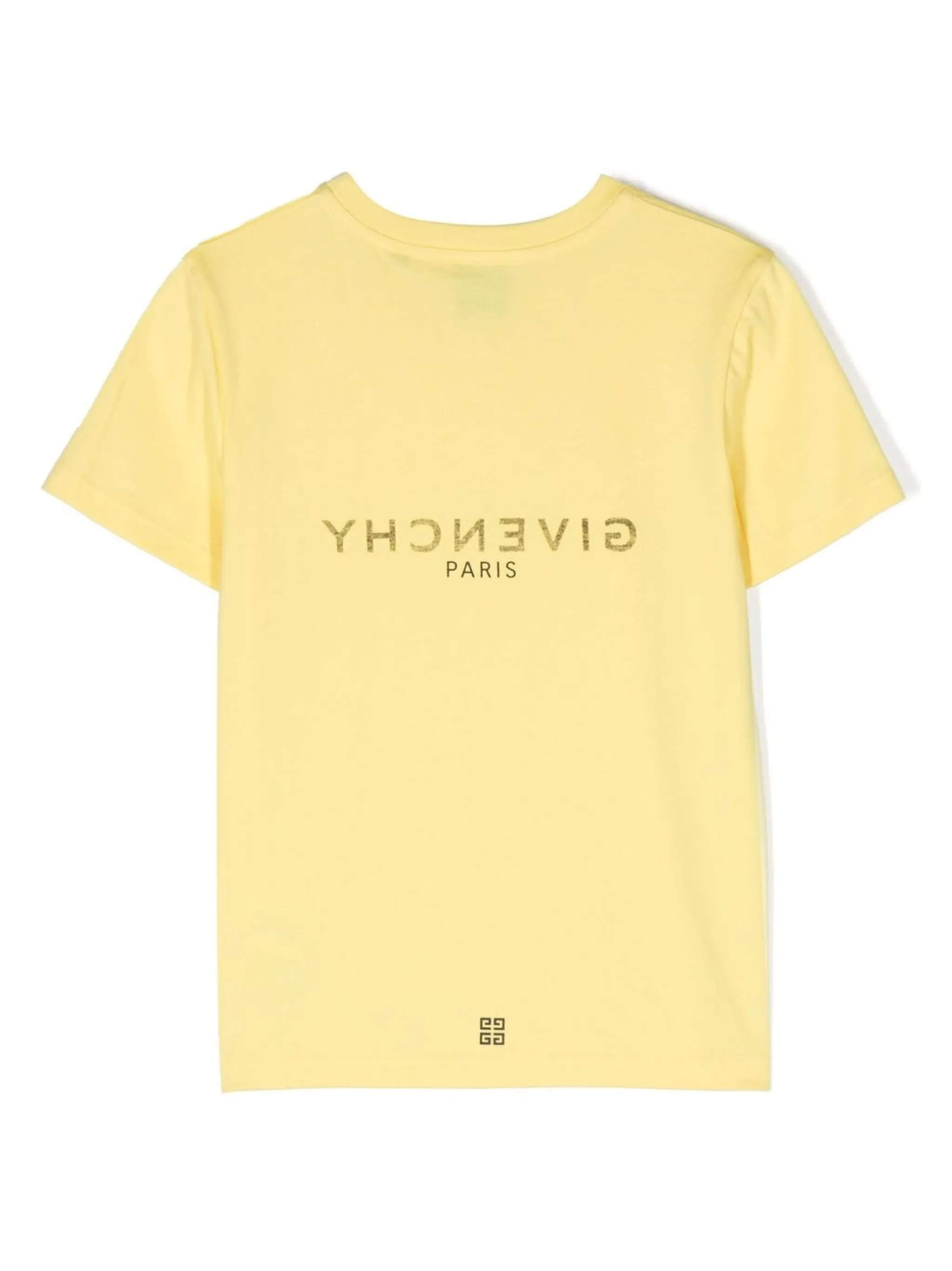 

Футболка с логотипом 4G Givenchy Kids, желтый