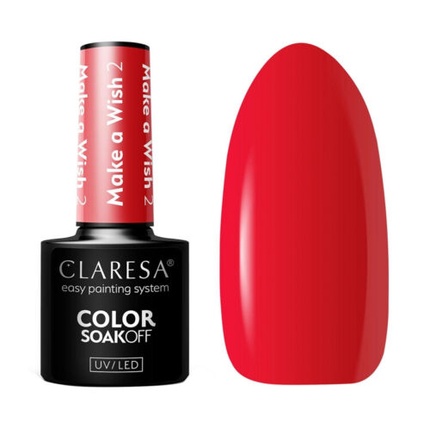 

Гибридный лак для ногтей Soak Off Make a Wish 2 5 мл Claresa