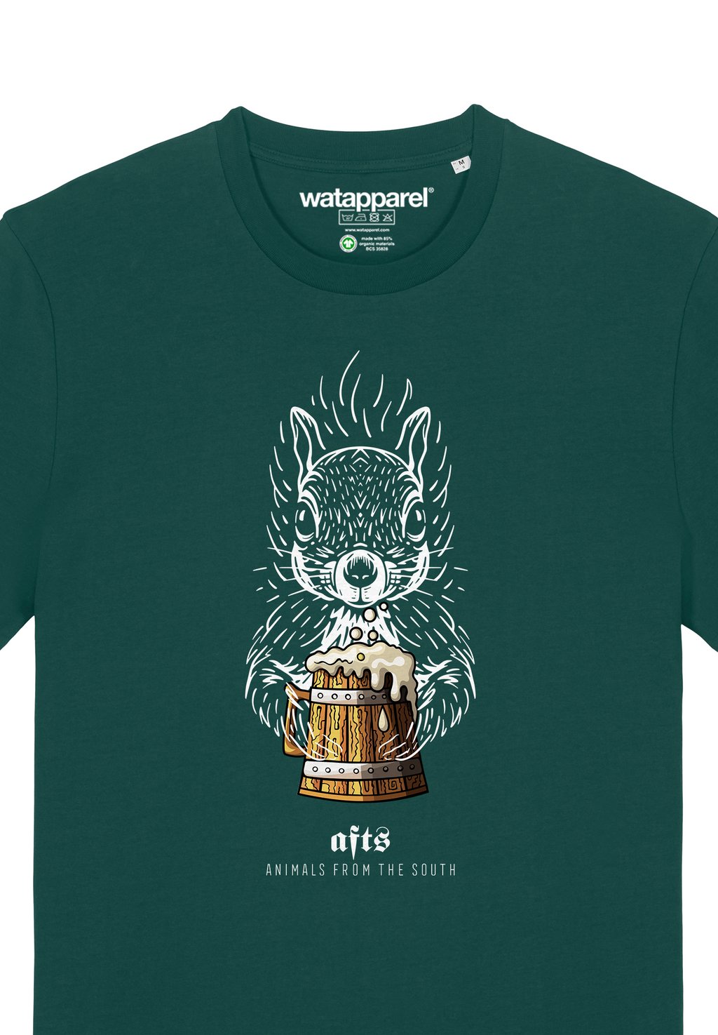 

Футболка с принтом watapparel, темно-зеленый