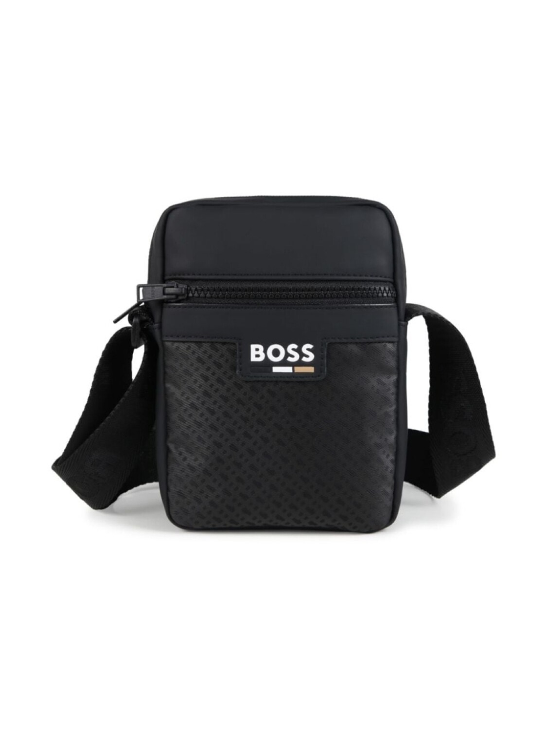 

BOSS Kidswear сумка через плечо с монограммой, черный