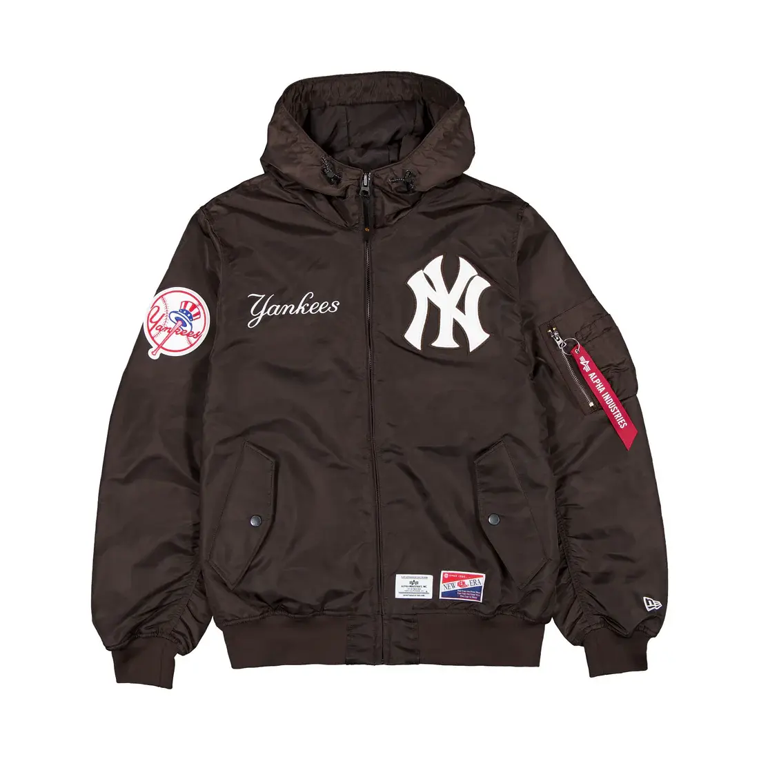

New Era Куртка Alpha Industries FW24 унисекс коричневая, Brown
