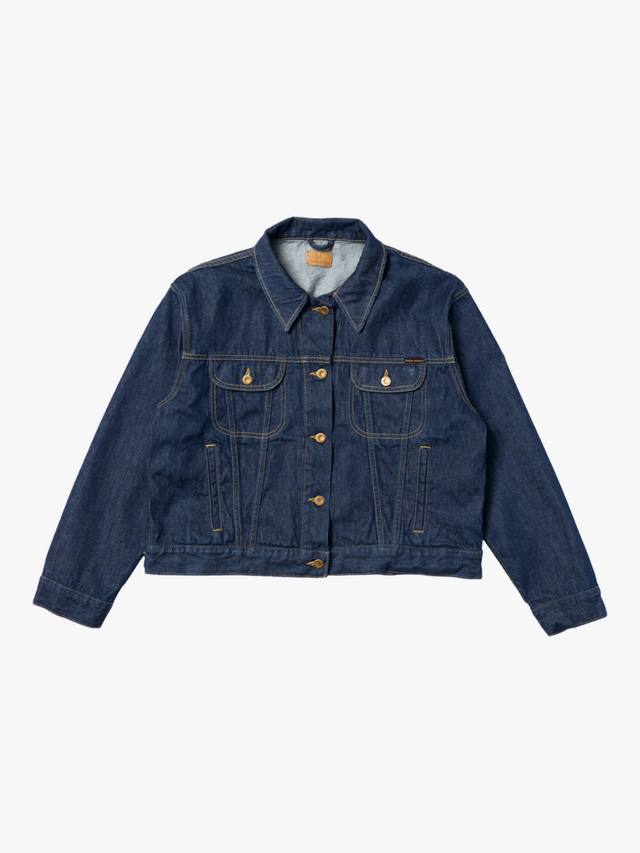 

Джинсовая куртка berit Nudie Jeans, темно-синий