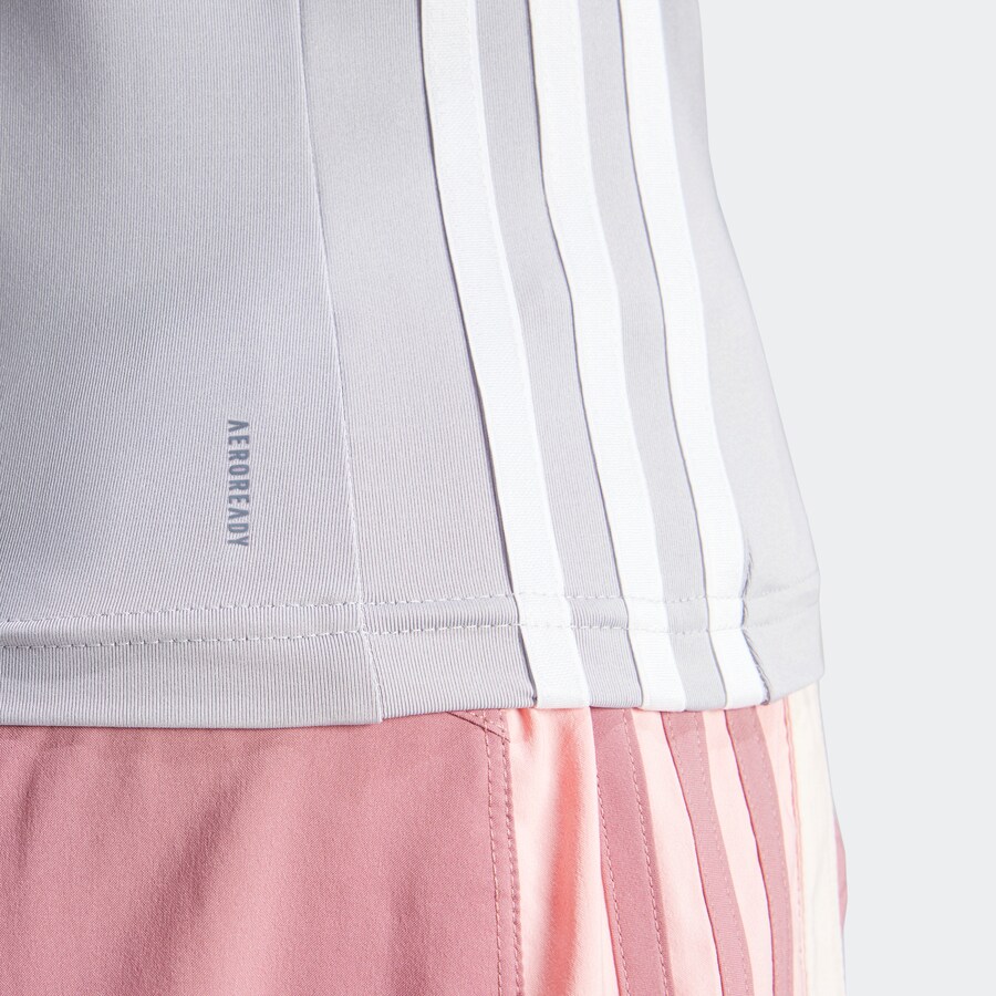 Майка ADIDAS PERFORMANCE Sports Top, светло-серый — фото 3