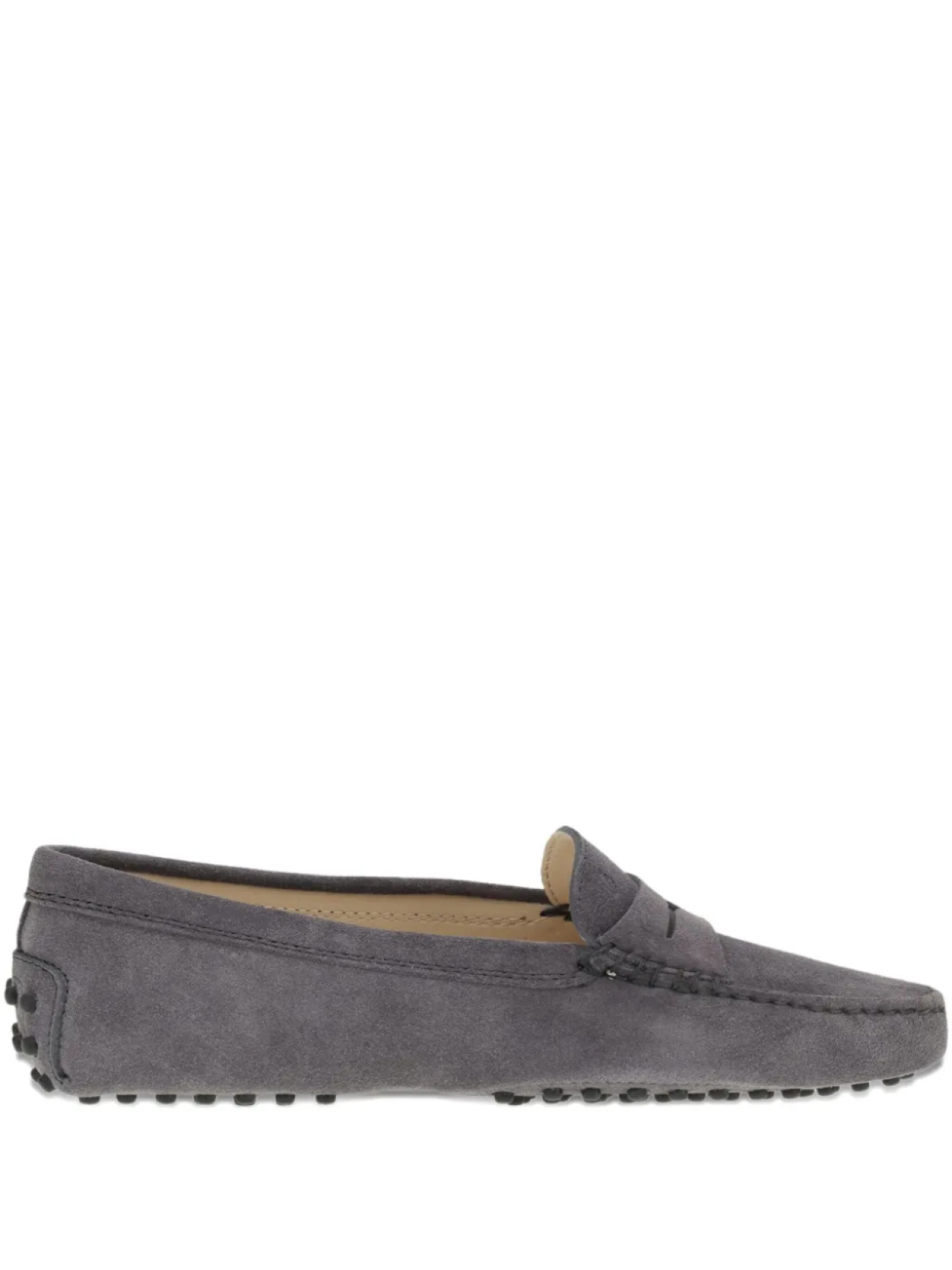 

Tod's замшевые лоферы, серый