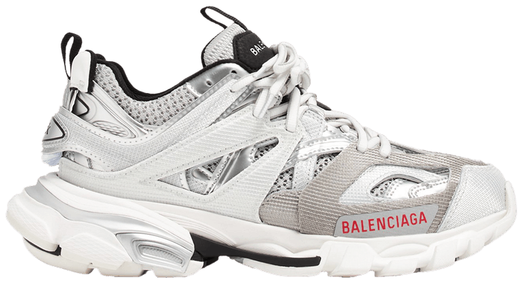 Кроссовки Balenciaga Wmns Track Sneaker 'Silver White Black', серебряный