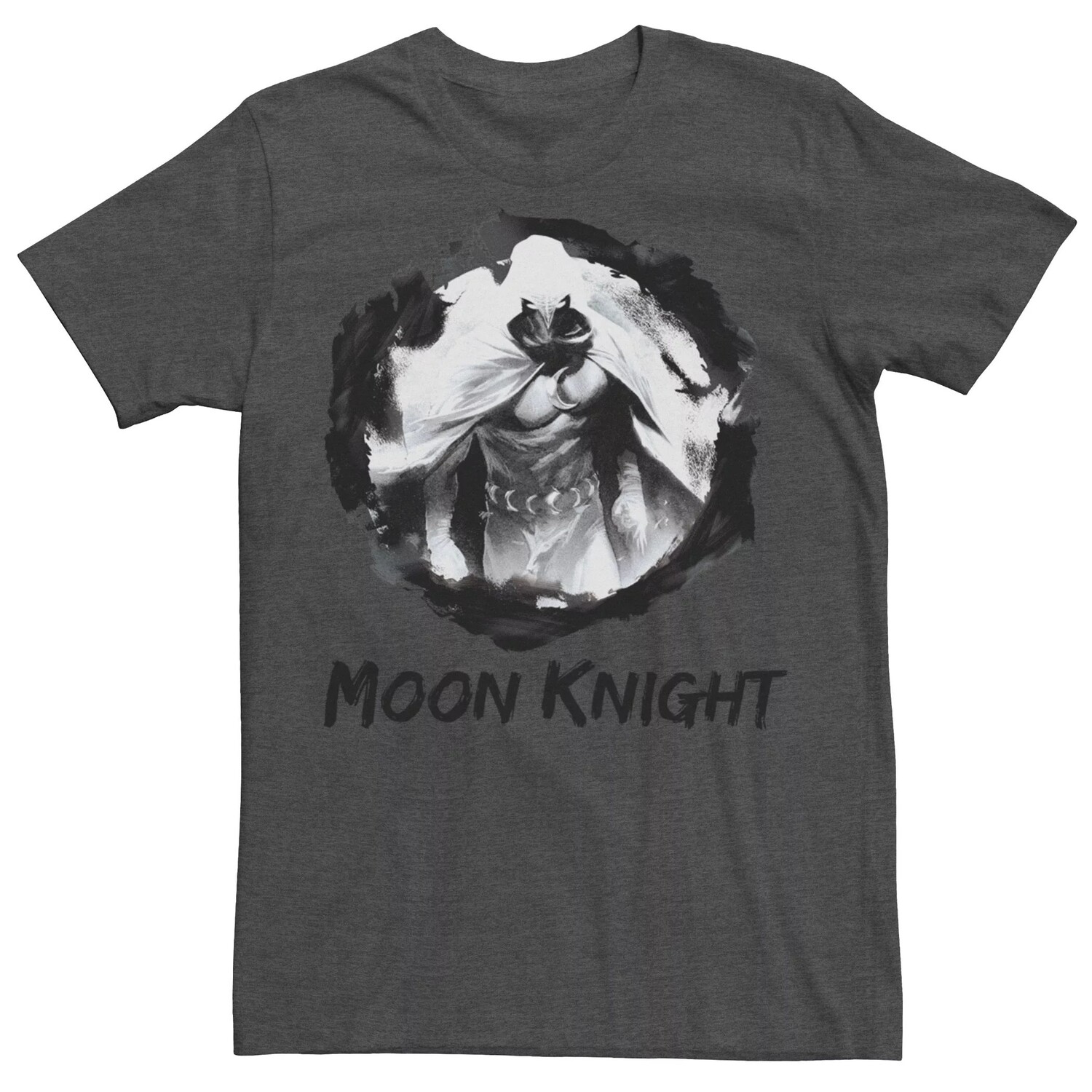 

Мужская футболка Marvel Knights с графическим рисунком Grunge Moon Knight Licensed Character