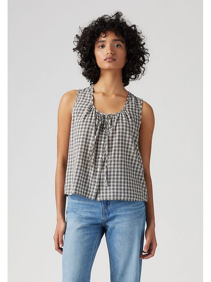 

Levi's Блузка сине-белого цвета