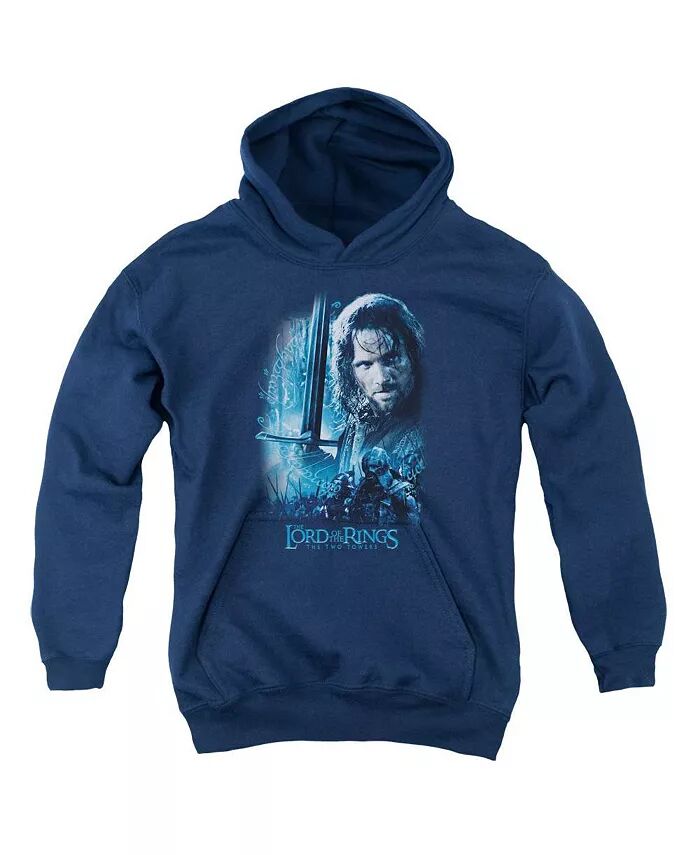 

Мальчики Молодежь King In The Making Pull Over Hoodie / Толстовка с капюшоном Lord Of The Rings, синий