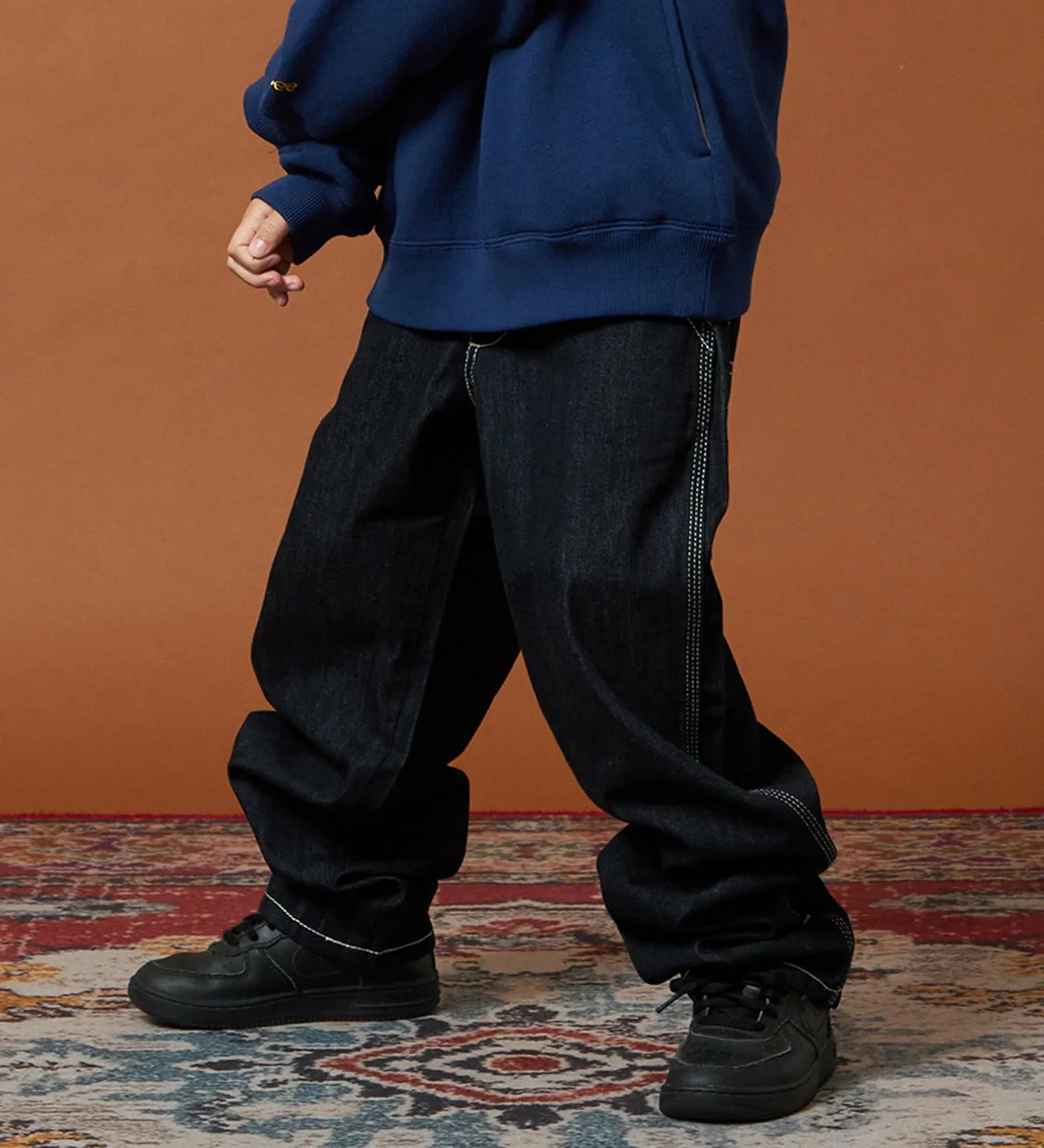 Детские брюки для рисования (размеры 110-160 см) Lee, Indigo Blue — фото 3