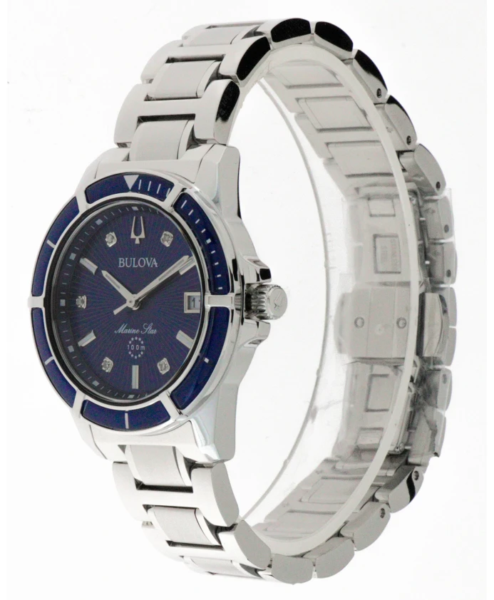 

Кварцевые часы с морской звездой Bulova, синий