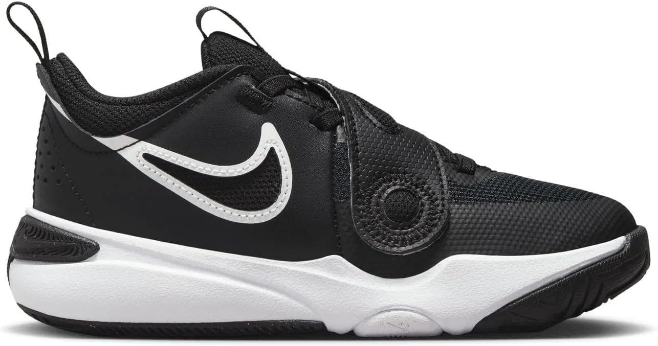 Детские кроссовки Nike Team Hustle D 11, Black White — фото 3