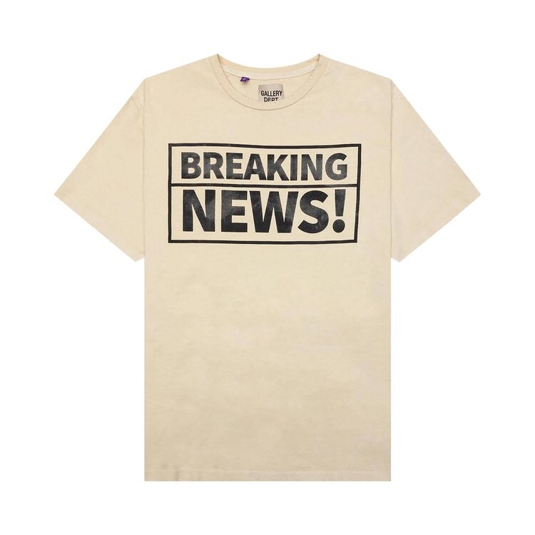 

Футболка Gallery Dept. Breaking News 'Antique White', белый