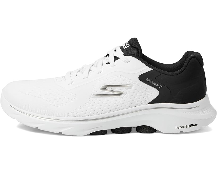 Кроссовки SKECHERS Performance Go Walk 7 - Cosmic Waves, цвет White/Black — фото 4