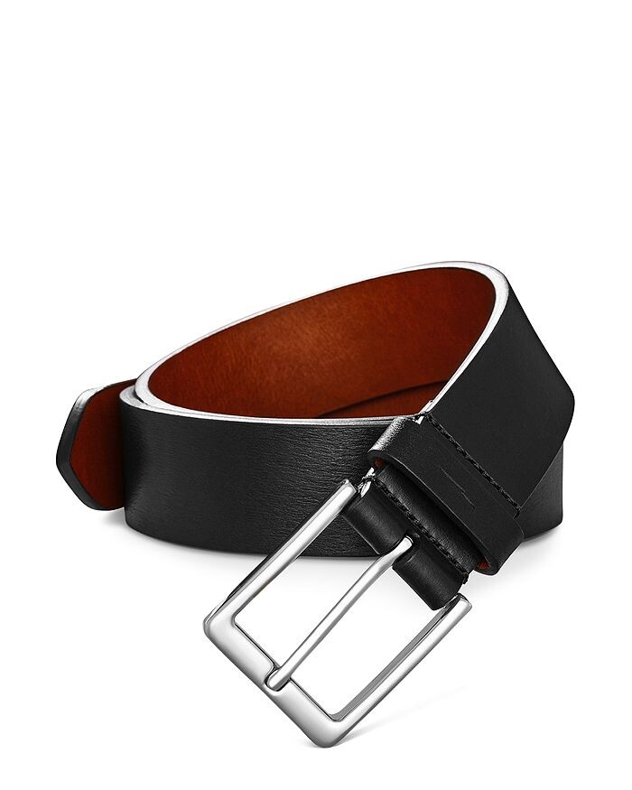 

Мужской ремень Shinola с молнией, черный