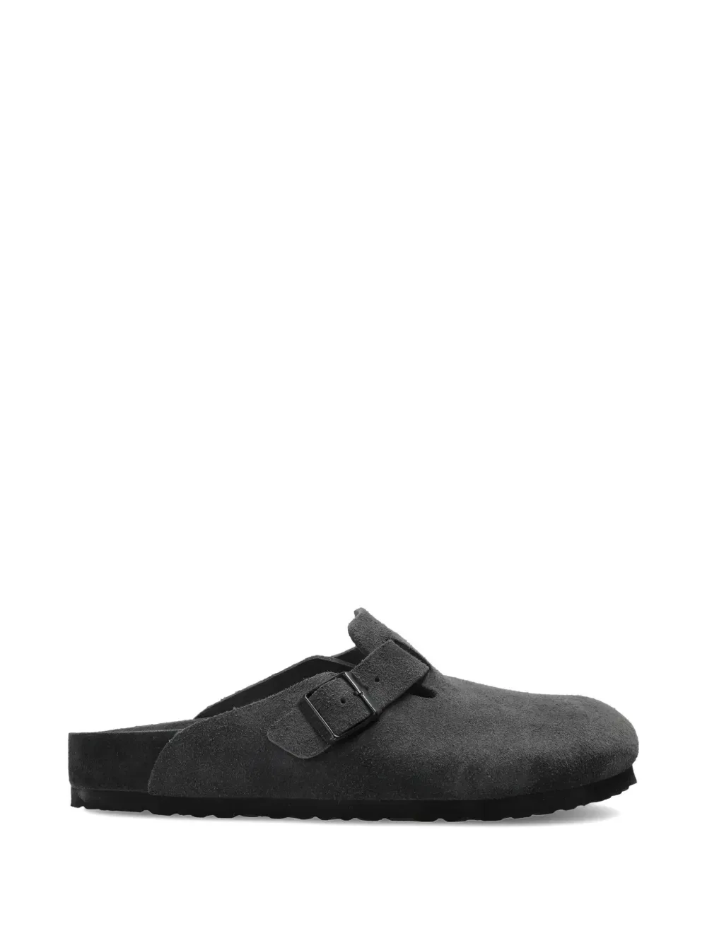 Бостонские сабо с пряжкой Birkenstock, серый