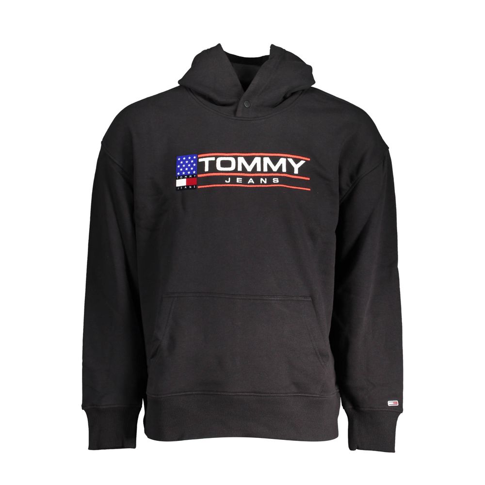 

Черный хлопковый свитер Tommy Hilfiger