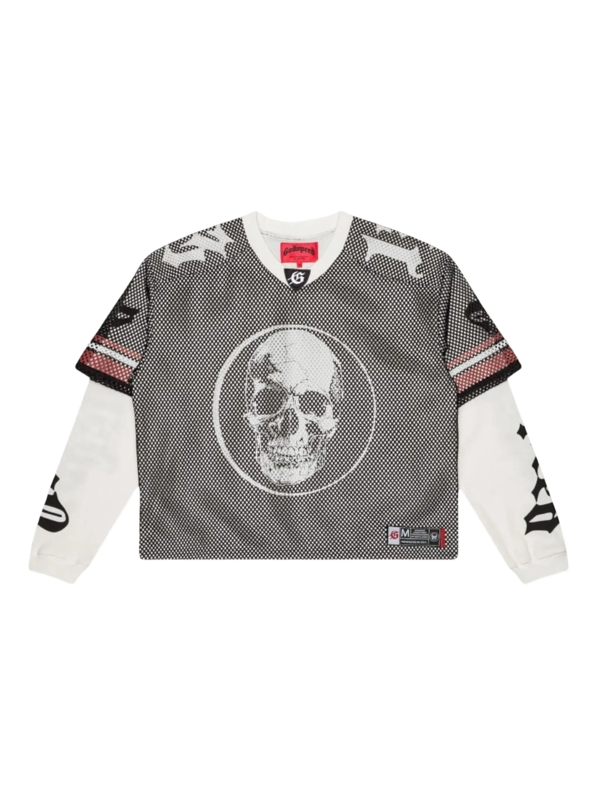 

Многослойный топ из джерси Godspeed, серый