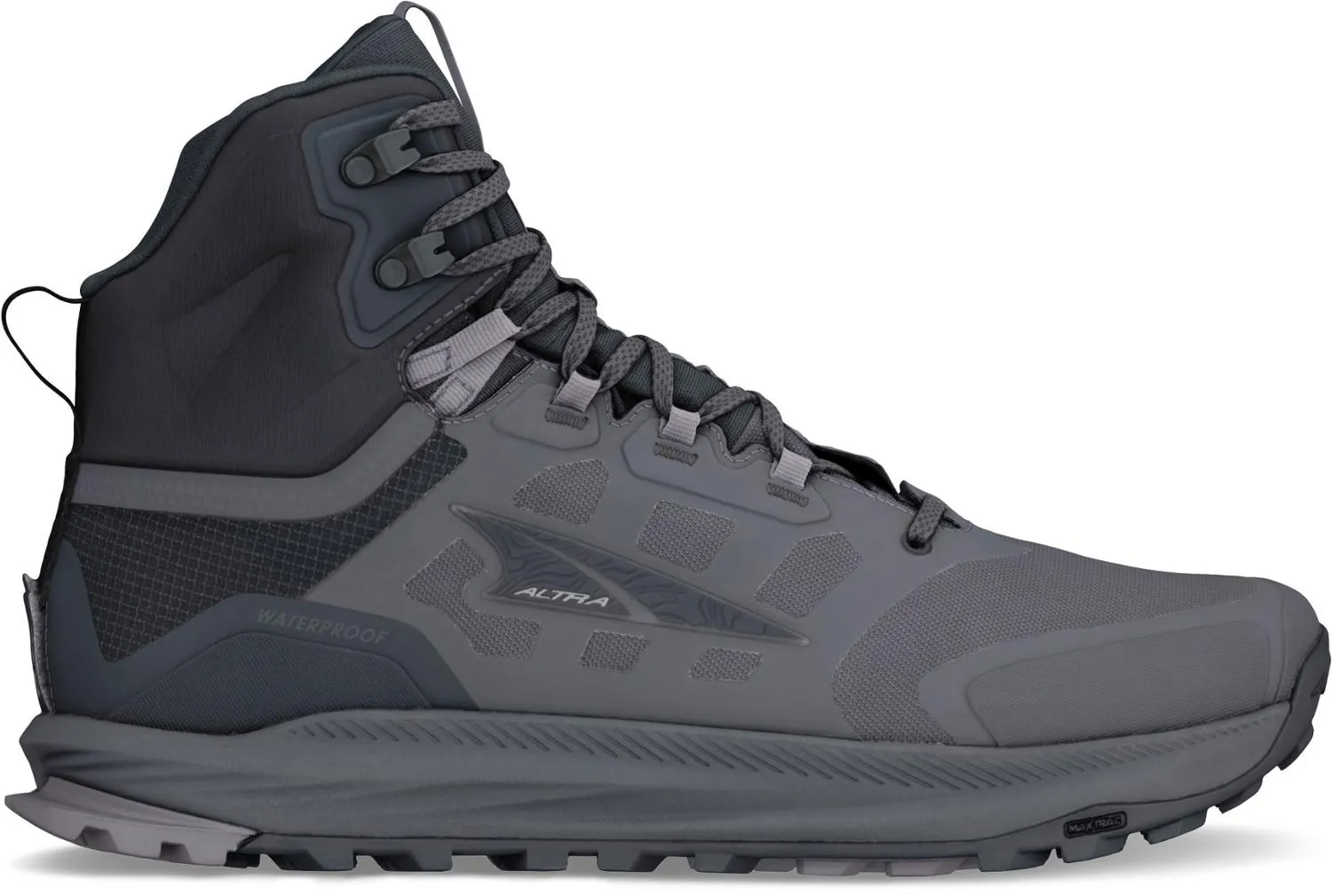 

Lone Peak 9 Водонепроницаемые Средние Туристические Ботинки Altra, Black/Gray