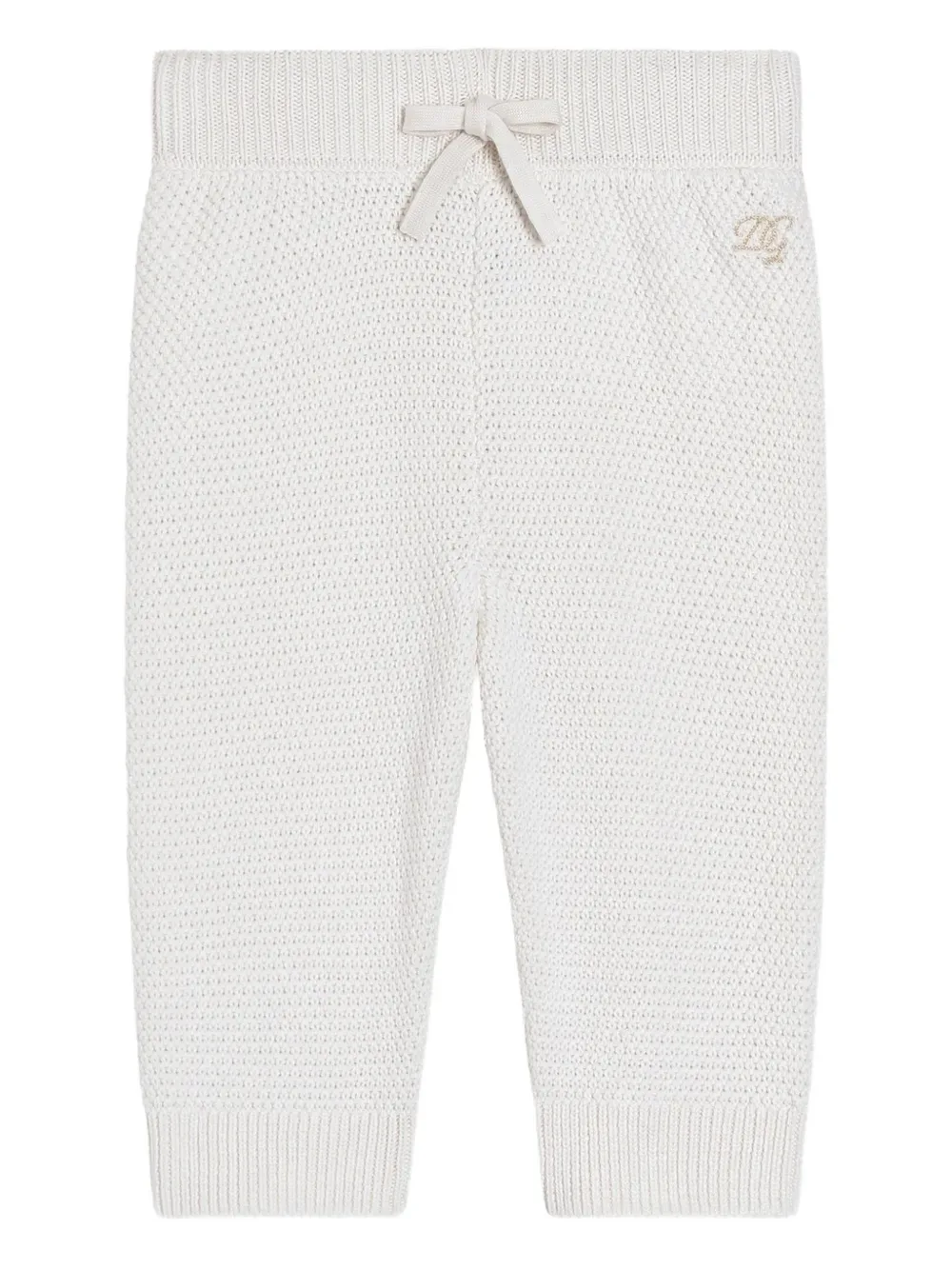 Брюки с кулиской Dolce & Gabbana Kids, бежевый