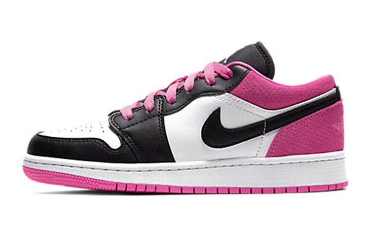 Кроссовки Jordan 1 Low Black Active Fuchsia GS