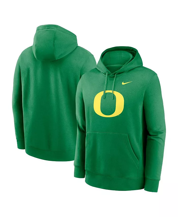 

Мужская толстовка с капюшоном Oregon Ducks Primetime Evergreen Club Fleece Nike, зеленый
