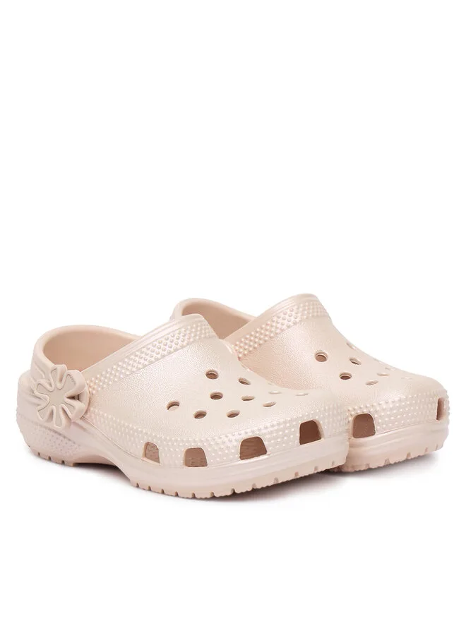 Crocs Классические мюли-сабо Pearl Shine T 212815, розовые — фото 2