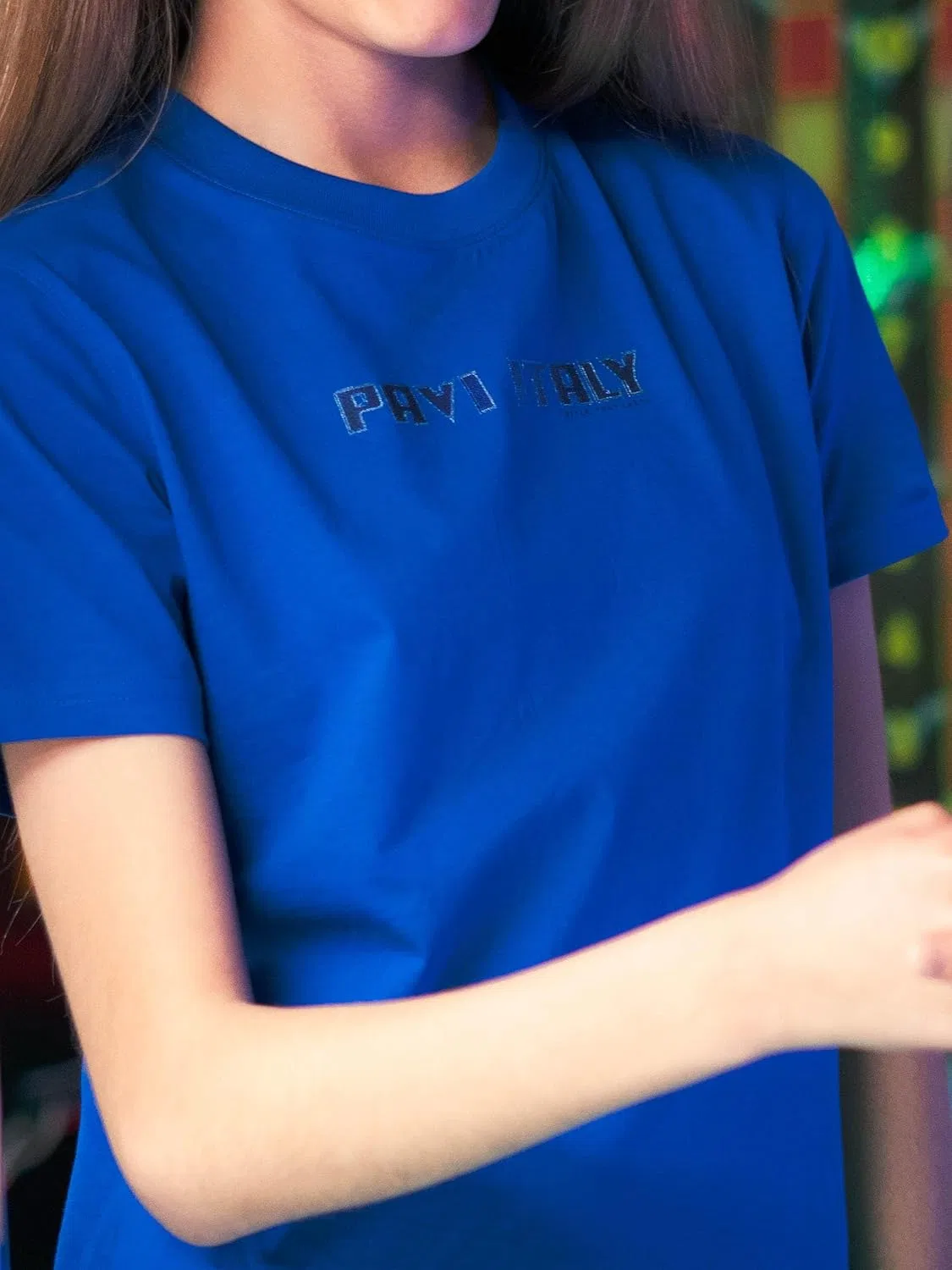 Футболка для мальчиков PAVI ITALY, 97% хлопок 3% эластан, Blue — фото 3