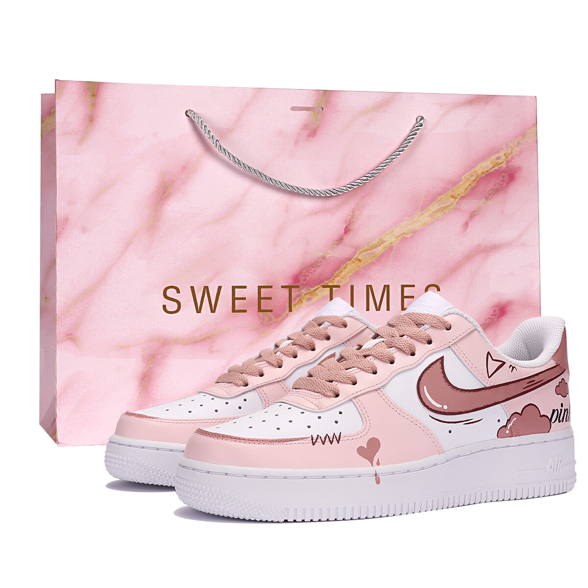 

Женские кроссовки для скейтбординга Nike Air Force 1, Chalk White