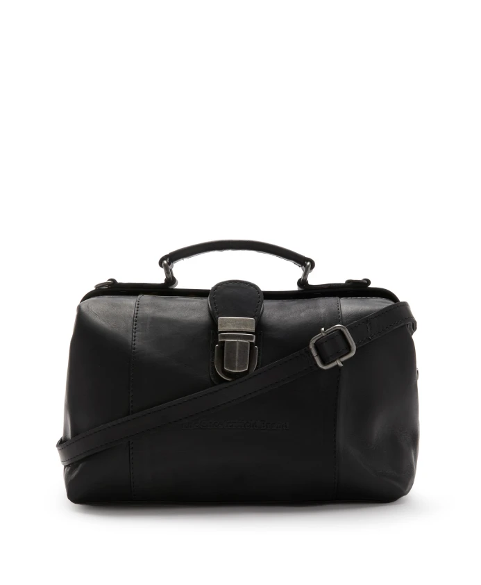 

Черная кожаная сумка через плечо The Chesterfield Brand, черный