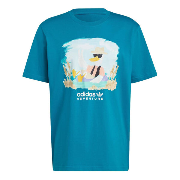 

Футболка Adidas Originals Adventure Graphic Tee, синий