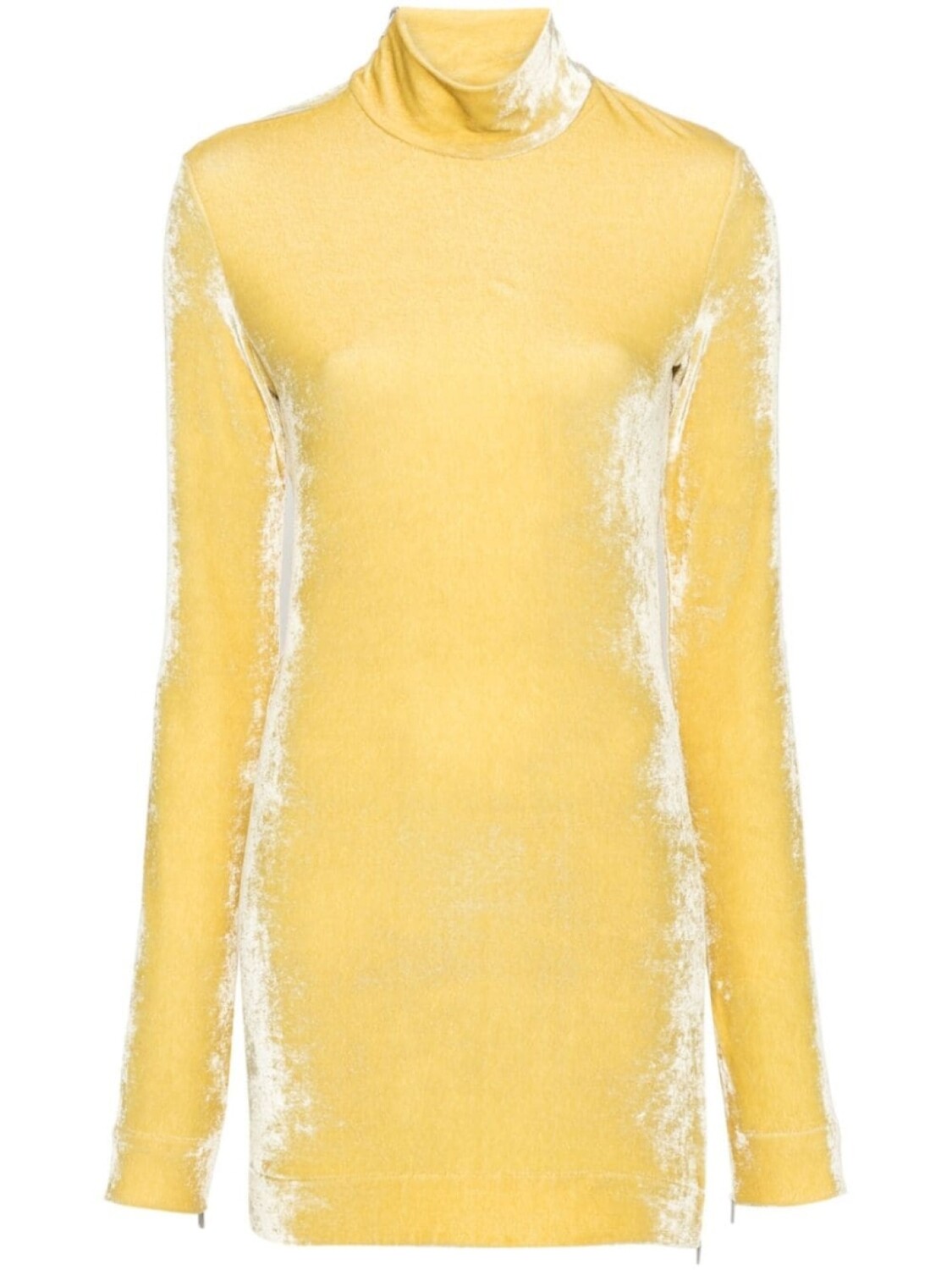 

Jil Sander бархатная блузка с длинными рукавами, желтый