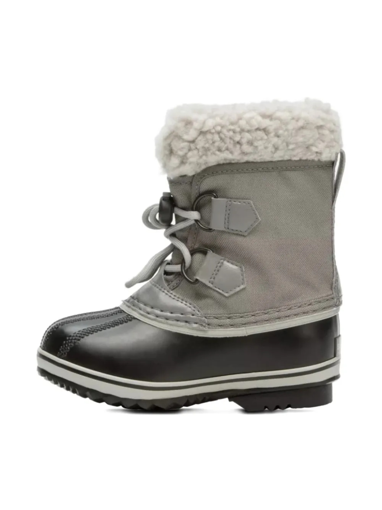 SOREL KIDS непромокаемые сапоги с подкладкой из искусственного меха, серый — фото 3
