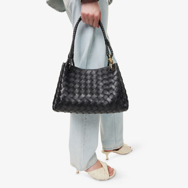Сумка Bottega Veneta из кожи, черный — фото 2