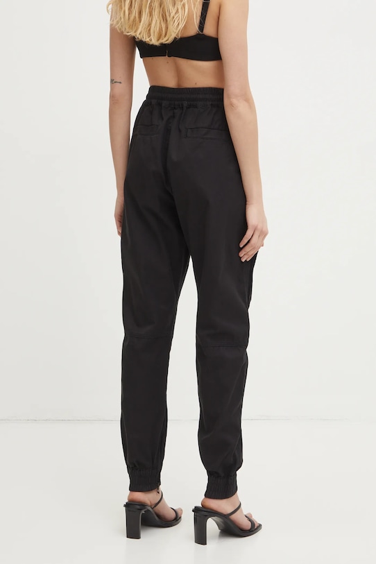 Хлопковые брюки P-RIDE-Q3 TROUSERS Diesel, черный — фото 3
