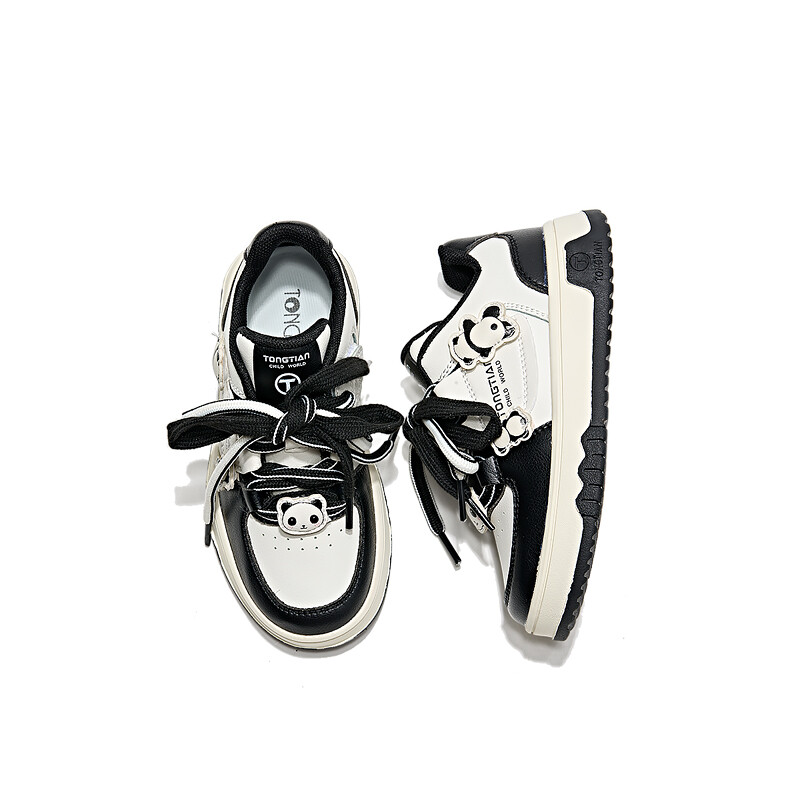 Кроссовки PSY Kids Skateboarding Shoes Kids Low-top, бежевый/черный — фото 3