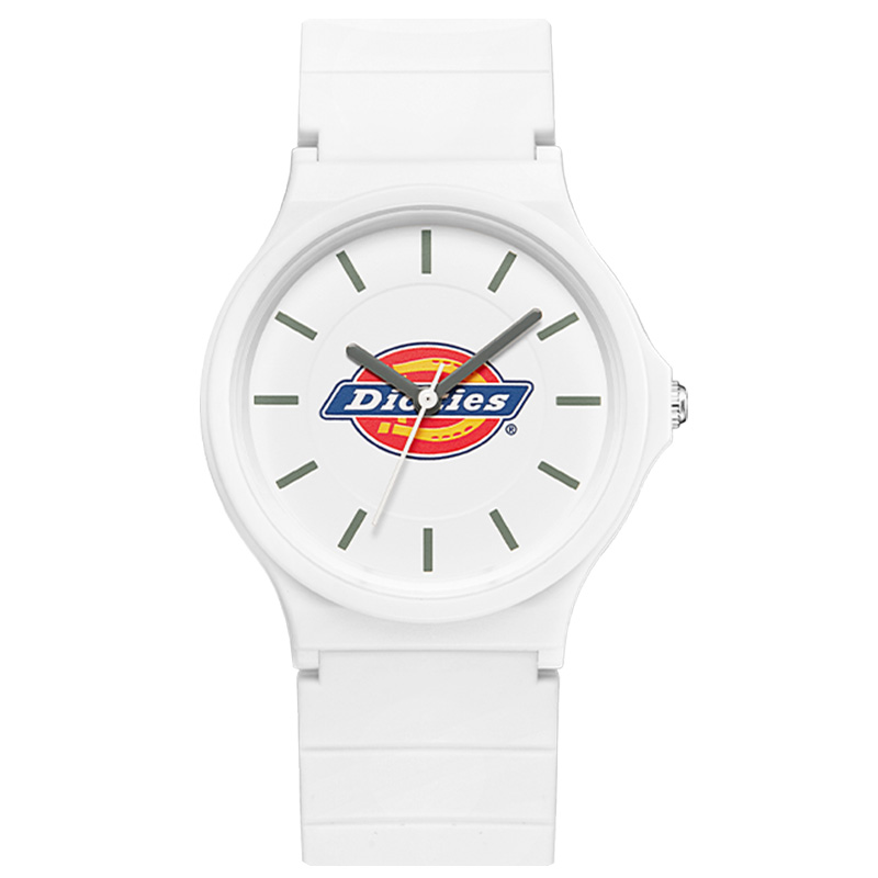

Dickies Часы Wrist Watch Quartz Movement Plastic Strap White Dial Women's Watch
