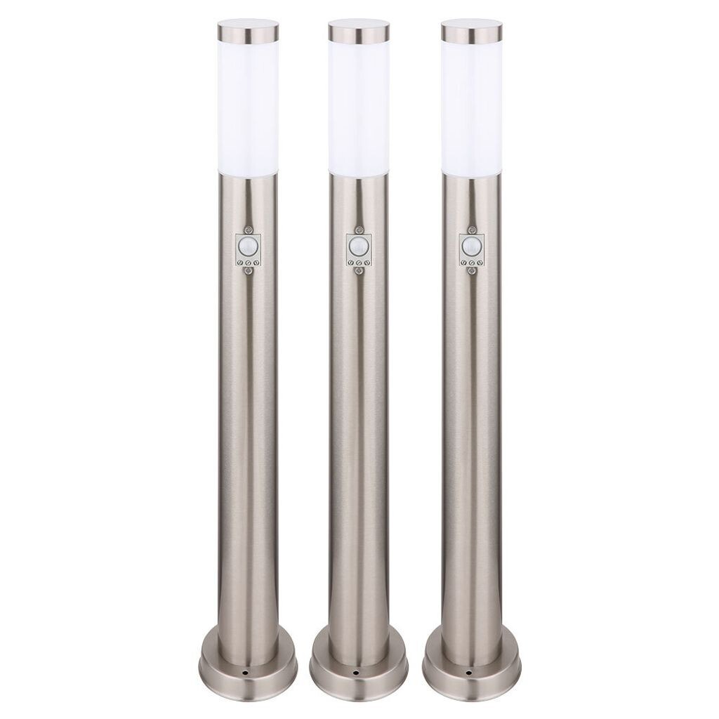 

3x торшер, серебро, детектор движения, 80 см Globo Lighting