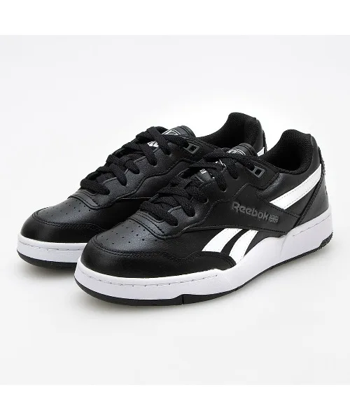 Кроссовки из натуральной кожи Reebok BB 4000 II черные — фото 2