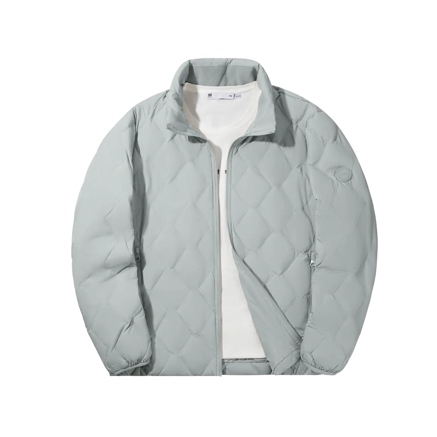 

HLA Унисекс пуховик, Light Gray 3B