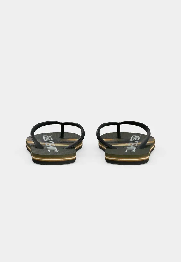 Сланцы Molokai stripe pool shoes Quiksilver, темно-зеленый — фото 4