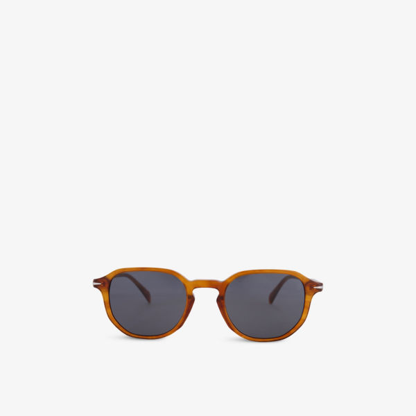 

Солнцезащитные очки Eyewear By David Beckham в прямоугольной оправе из ацетата, коричневый